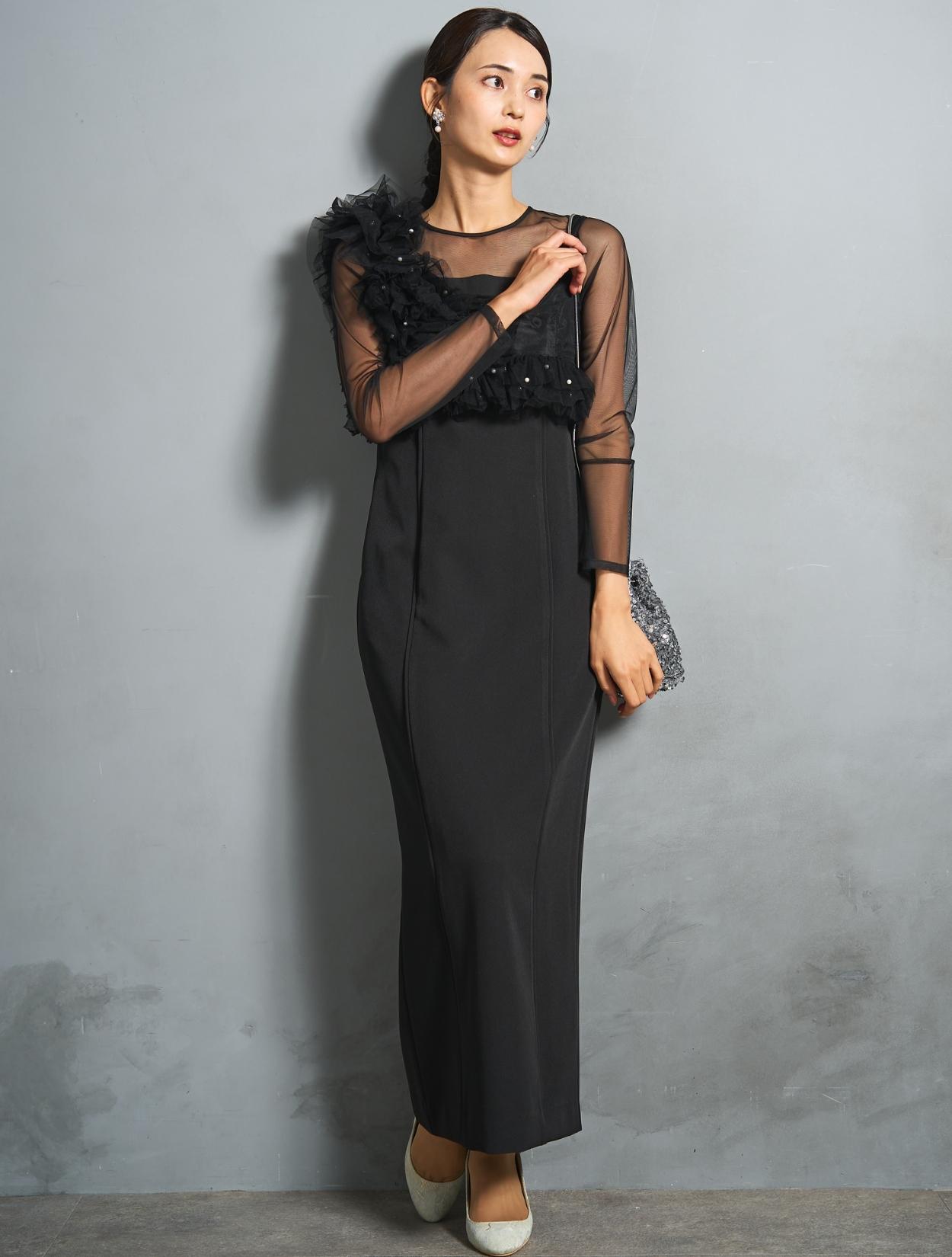 スーツ・フォーマル・ドレス volum tulle jacket set dress volum tulle jacket set dress | DRESS,DRESS | ROOM903 online