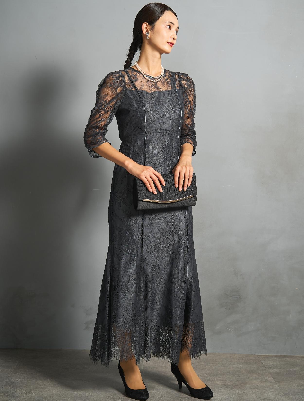 knuthmarf マーメイドオケージョンドレス 2way unique mermaid ops/black | KNUTH MARF