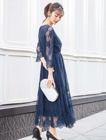 匿名配送】DRESS+ 結婚式 お呼ばれ （XXLサイズ） - メルカリ