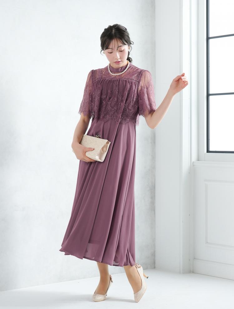 ☆ketty☆ミモレ丈ボルドードレス ☆ketty☆ミモレ丈ボルドードレス